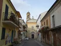 Cepagatti, Pfarrkirche Santa Lucia, erbaut im 17. Jahrhundert (26.05.2022)