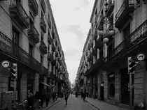 Ein Spaziergang in den Straen von Barcelona. (Februar 2012)