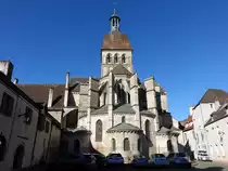 Beaune, Kollegiatskirche Notre-Dame, erbaut im 12. Jahrhundert (02.07.2022)