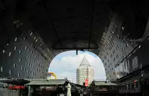 Die 2014 er�ffnete bewohnbare Markthalle in Rotterdam am 16.09.21