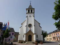 Greiveldange, Pfarrkirche St. Jacques, erbaut ab 1874 (18.06.2022)
