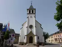 Greiveldange, Pfarrkirche St. Jacques, erbaut ab 1874 (18.06.2022)