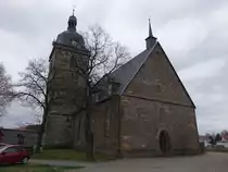 Hohenkirchen, evangelische St. Gangolf Kirche, erbaut von 1510 bis 1511 (15.04.2022)