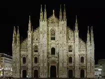 Mit dem Bau des Mail�nder Doms wurde bereits 1386 begonnen, ab dem Jahr 1567 wurde mit der Gestaltung der Fassade im klassisch-barocken Stil begonnen, welche erst im Jahr 1805 beendet waren. (Juni 2014)