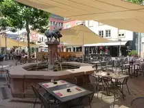 Diekirch, Eselsbrunnen am Place de la Liberation (19.06.2022)