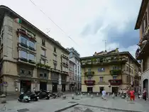 Unterwegs in der Mail�nder Innenstadt. (Juni 2014)