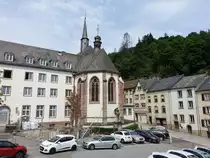 Vianden, Trinitarierkirche, fr�hgotische Hallenkirche aus dem 13. Jahrhundert (19.06.2022)