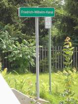 Hinweisschild, Standort Gubenerstrae