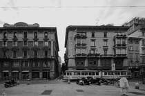 Unterwegs in den Straen von Mailand. (Juni 2014)