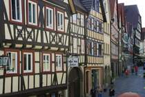 Fachwerkfasaden in der Hauptstrae; 05.07.2008
