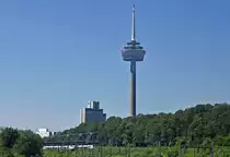 Colonius, FM-Turm und Wahrzeichen in K�ln. Feierte 2022 seinen  40. Geburtstag  und wurde in die Denkmalliste der Stadt K�ln aufgenommen - 15.06.2022