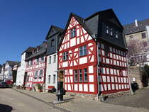 Limburg, historische Fachwerkhuser am Romarkt (19.03.2022)