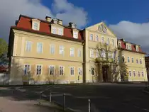Arnstadt, neues Palais, erbaut von 1729 bis 1734 von F�rst G�nther I. von Schwarzburg-Sondershausen (16.04.2022)