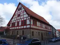 Arnstadt, Rektorat, erbaut 1412, von 1935 bis 1959 Bachgedenkst�tte (16.04.2022)