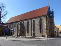 Gotha, Augustinerkirche, erbaut im 13. Jahrhundert (16.04.2022)