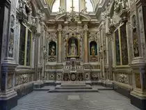 Neapel, Capelle Zi Andrea in der Kirche San Domenico, erbaut von 1637 bis 1652 durch die beiden Bildhauer Andrea Malasomma und Costantino Marasi (23.09.2022)