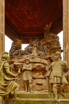 Der lberg stellt eine biblische Szene dar, in der Jesus zusammen mit seinen Jngern in der Nacht vor seiner Kreuzigung im Garten Gethsemane betet. (Speyer, Dezember 2014)