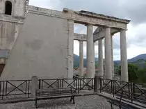 Cori, Tempio di Ercole in der Via del Tempio, Herkulestempel aus dem 1. Jahrhundert v. Chr. (20.09.2022)