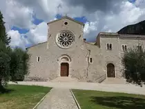 Sermoneta, Zisterzienserkloster Valvisciolo, erbaut ab 1167 (20.09.2022)