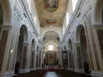 Sant Agata de Goti, barocker Innenraum des Doms St. Maria Assunta (24.09.2022)