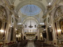Foggia, barocker Innenraum der Kathedrale St. Maria Assunta (26.09.2022)