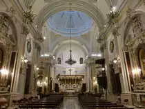 Foggia, barocker Innenraum der Kathedrale St. Maria Assunta (26.09.2022)