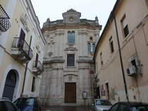 Foggia, Pfarrkirche St. Chiara, erbaut von 1731 bis 1742 (26.09.2022)