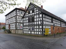 Ebsdorf, Fachwerkhuser in der Hauptstrae (30.04.2022)