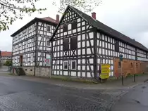 Ebsdorf, Fachwerkhuser in der Hauptstrae (30.04.2022)