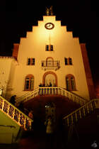 Das Kulturzentrum Altes Kaufhaus befindet sich am Rathausplatz in Landau. (Dezember 2014)