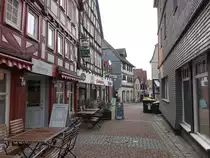 Grnberg, Fachwerkhuser in der Barfergasse (30.04.2022)