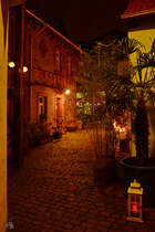 Ein besinnlich geschmckter Hofeingang in Diedesfeld. (Dezember 2014)