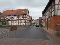 Hachborn, Fachwerkhuser am Brgerhaus (30.04.2022)