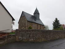 Oberwalgern, evangelische Kirche, erbaut im 13. Jahrhundert (30.04.2022)