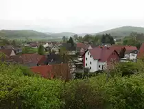 Fachwerkhuser im Ortskern von Rollshausen (30.04.2022)