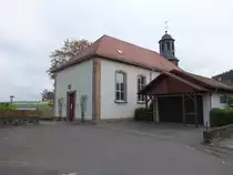 Gossfelden, evangelische Kirche, erbaut von 1749 bis 1756 durch den Architekten Giovanni Ghezzy (01.05.2022)