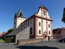 Mardorf, Pfarrkirche St. Hubertus, erbaut von 1713 bis 1726 (14.05.2022)