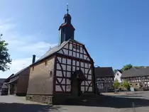 Unter-Seibertenrod, evangelische Kirche, erbaut von 1738 bis 1739 (14.05.2022)