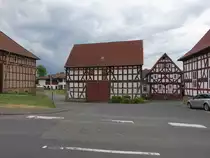 Fachwerkhuser in der Ortsstrae von Allna (16.05.2022)