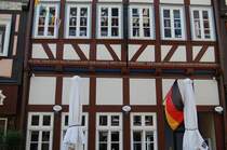 Solche Schriftz�ge in gepflegter Ausf�hrung findet man hier an vielen H�usern