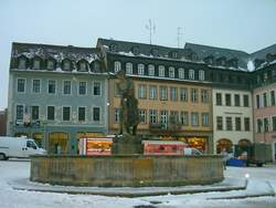 Gera - Brunnen  Winter 2005