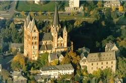 Limburger Dom - Luftaufnahme Sommer 1987