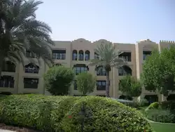Die Anlage eines Hotels in Dubai.Hier ein einzelnes G�stehaus mit mehreren Zimmern.(18.7.2010)