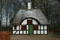 Ein Fachnwerkhaus bei Middelfart / Fyn / Dänemark; 10.02.2013