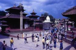 Durbar Square in Kathmandu.