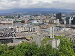 Oslo gesehen von dem Ekeberg  am 05.