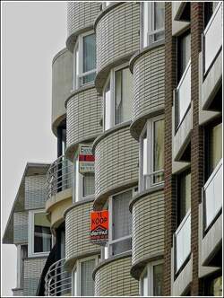 Balkone in Oostende.