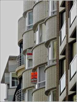 Balkone in Oostende.