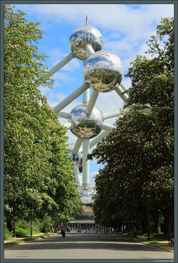 Das anlsslich der Weltausstellung 1958 errichtete Atomium ist das Wahrzeichen Brssels.