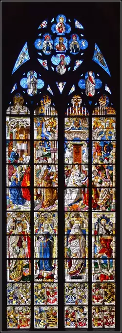 K�lner Dom - Fenster des s�dlichen Seitenschiffes.